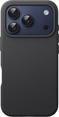 Silicone Case for iPhone 17 Pro Dark Blue Shockproof Soft Touch Protective Cover by Merch Section