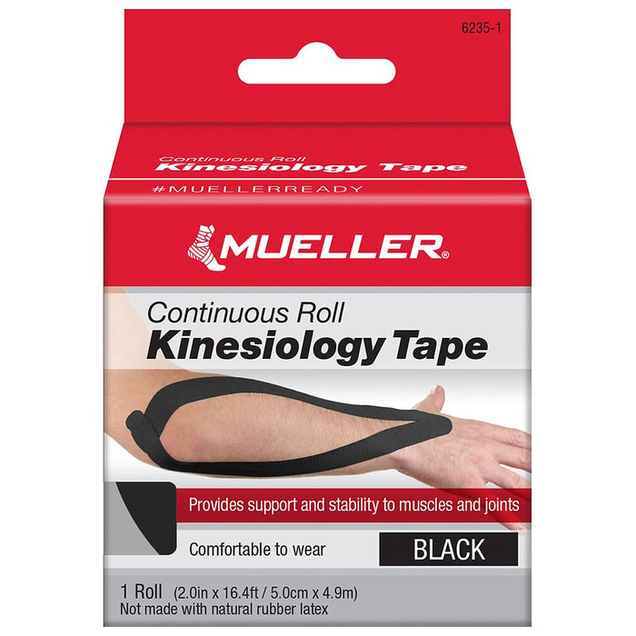 Mueller® Kinesiology Tape – Continuous Roll (Black) by Pasteur Pharmacy