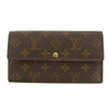 Lous Vuitton Monogram Canvas Sarah Long Wallet #5153