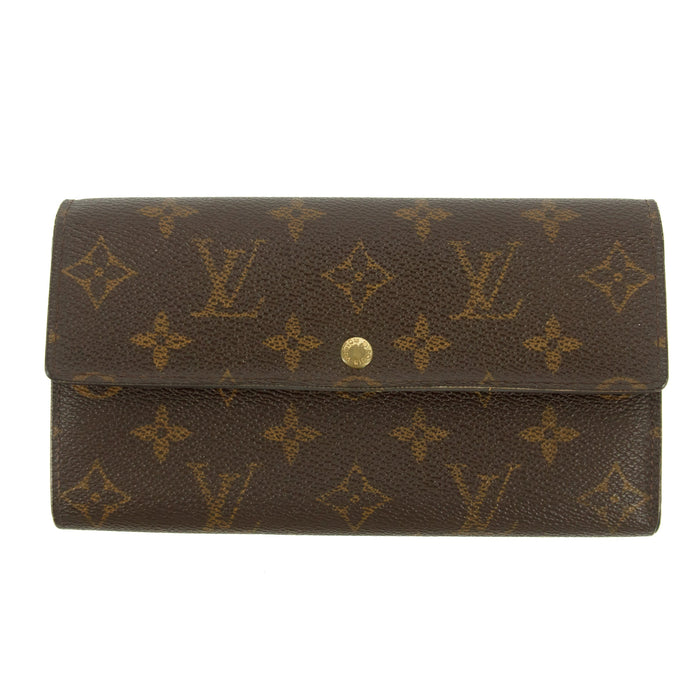 Lous Vuitton Monogram Canvas Sarah Long Wallet #5153 by Bolt Boutique