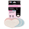 Bamboobies Super Soft Washable Nursing Pads 4 Reusable Pads.