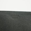 Prada Grey Nylon Triangular Logo Long Wallet #5162 by Bolt Boutique