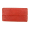 Louis Vuitton Red Epi Leather Long Wallet #5164 by Bolt Boutique