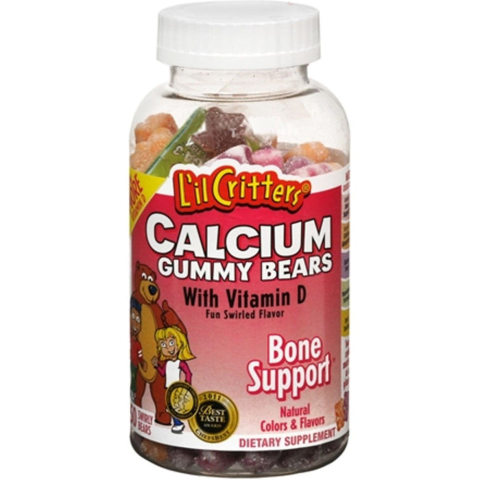 L'il Critters Kids Calcium Gummy Bears With Vitamin D3 , 150ct by Pasteur Pharmacy