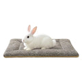 SOMAHE 3D Snow Fleece Small Animal Bed Grey 10x13.7x1 Inch by Deal US