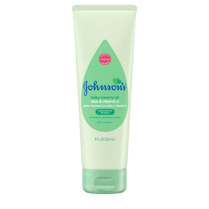Johnson's Baby Creamy Body Oil - 8 Fl Oz by Pasteur Pharmacy