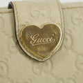 Gucci Guccissima White Heart Continental Long Wallet #5172 by Bolt Boutique