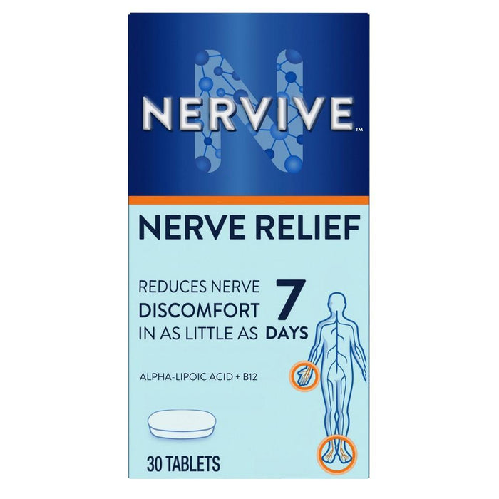 Nervive Nerve Relief with Alpha Lipoic Acid & Turmeric, 30 Tablets by Pasteur Pharmacy