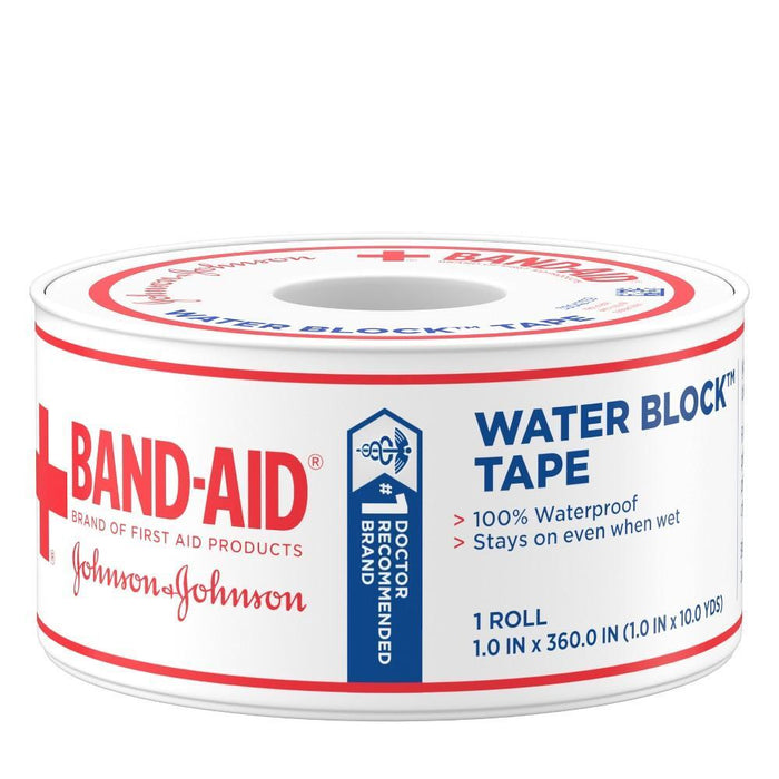 Band-Aid Brand Water Block First Aid Tape – 1 Roll by Pasteur Pharmacy