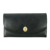 Christian Dior Black Leather Long Wallet #5175