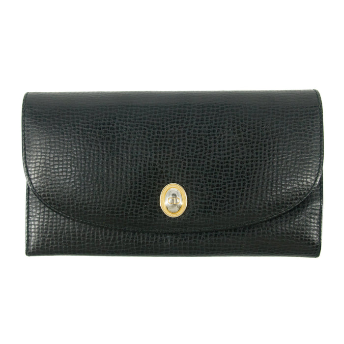 Christian Dior Black Leather Long Wallet #5175 by Bolt Boutique
