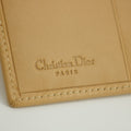 Christan Dior Biege Leather Compact Wallet #5177 by Bolt Boutique