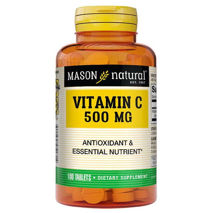 Mason Natural Vitamin C, 500 Mg, 100 Tablets by Pasteur Pharmacy