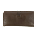 Hermes Brown Leather Long Wallet #5179 by Bolt Boutique