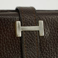 Hermes Brown Leather Long Wallet #5179 by Bolt Boutique