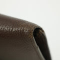 Hermes Brown Leather Long Wallet #5179 by Bolt Boutique