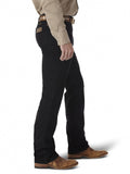 Wrangler Men's Cowboy Cut Slim Fit Boot Cut Jean Black Size 35W x 34L by Deal US