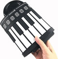 Electric Piano Portable Electronic Piano 49 Keys Soft Keyboard Piano by Vanessa Jane