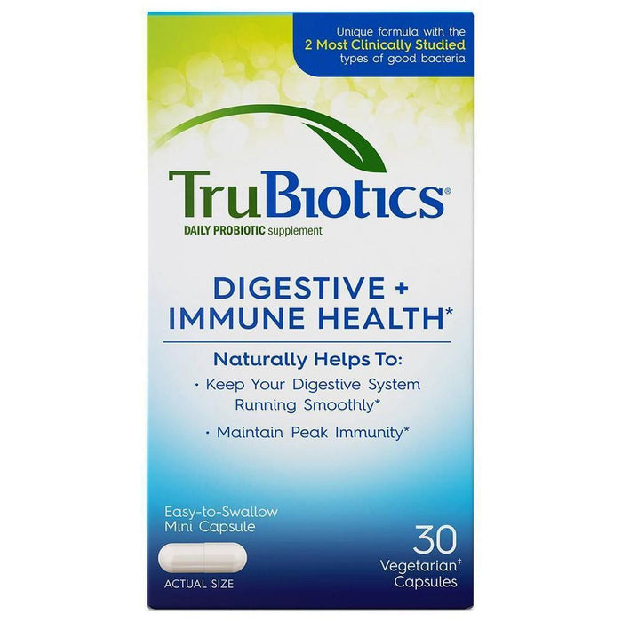 TruBiotics Daily Probiotic Digestive + Immune Health Capsules - 30ct by Pasteur Pharmacy