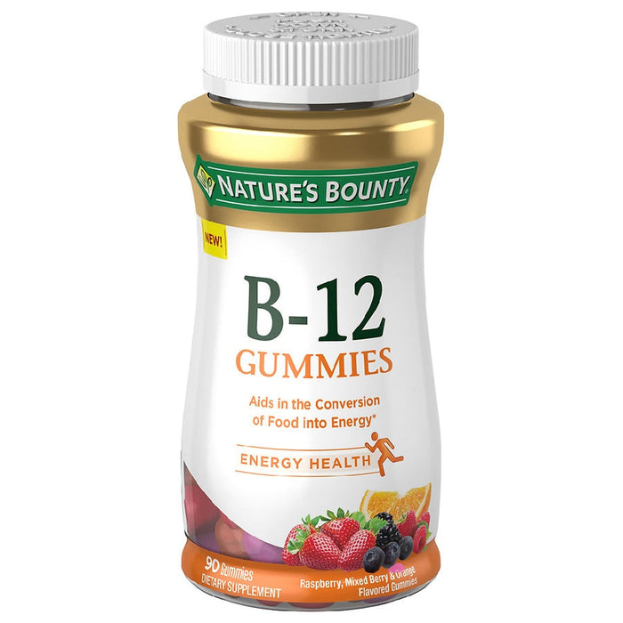 Nature's Bounty Vitamin B 12, Gummies, Raspberry, Mixed Berry & Orange Flavored by Pasteur Pharmacy