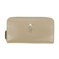 Fendi Grey Leather Zip Around Long Wallet #5189 by Bolt Boutique