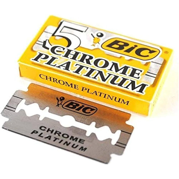 Bic Chrome Platinum Double Edge Razor Blades - 20x5 Pack by Pasteur Pharmacy