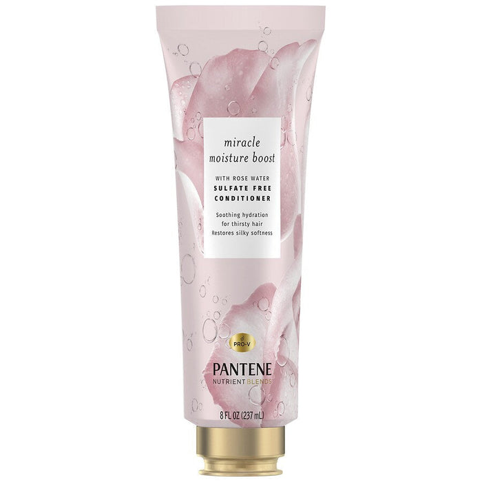 Pantene Nutrient Blends Miracle Moisture Boost Rose Water Conditioner For Dry Hair, Sulfate Free by Pasteur Pharmacy