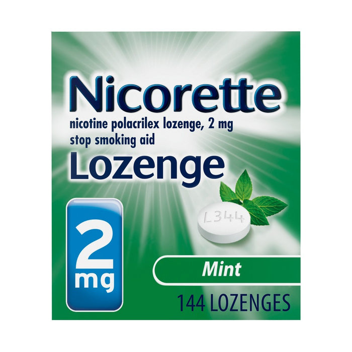 Nicorette 2mg Stop Smoking Aid Nicotine Lozenge - Mint - 144ct by Pasteur Pharmacy
