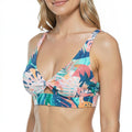 Raisins Juniors Vieques Twist-Front Bikini Top, Size XL by Vanessa Jane