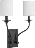 Progress Lighting P710019-031 Bonita Wall Brackets, Black by Vanessa Jane