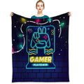 Textattr20 Flannel Gaming Throw Blanket Soft Fleece 50x60 Inches Mt-01 by Deal US