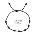 6 Pieces Handmade Knots Red Black Evil Eye Bracelets for Protection and Good Luc