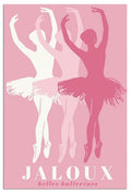 Trendy Pink Ballet Art Print Poster Canvas Wall Art 12x18in Unframed by Deal US
