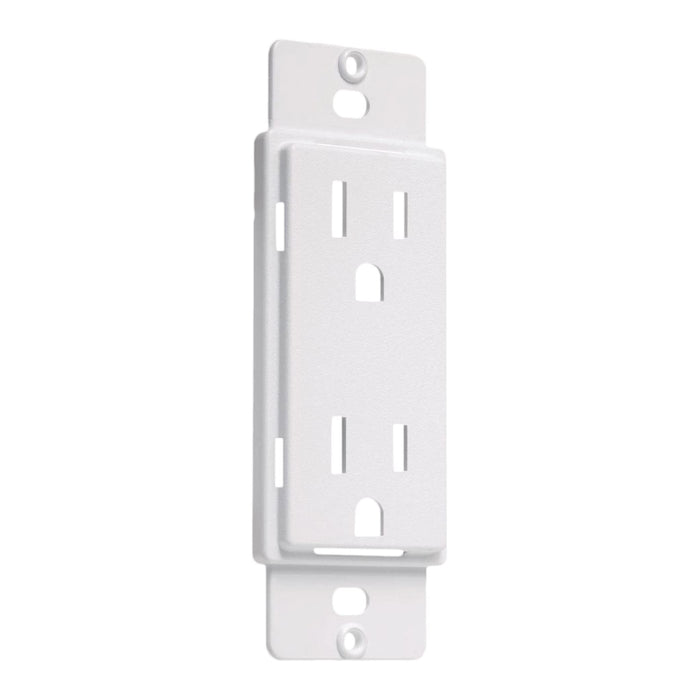 TayMac AD20W Paintable Duplex Adapter Plate White Plastic by Deal US