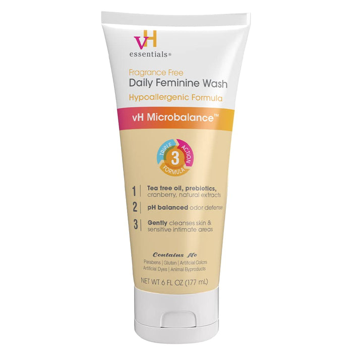 vh essentials Daily Feminine Wash, Fragrance Free, 6 fl oz by Pasteur Pharmacy