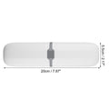 VOCOSTE Toothbrush Travel Case Plastic White 7.87x2.17 Inches by Deal US