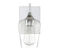 Forte 2679-01-55 9 One Light Cord-Hung Glass Mini Pendant, Brushed Nickel by Vanessa Jane