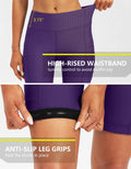Bikewa Women's 4D Padded Cycling Bike Shorts Purple Zipper Pockets Size XL by Deal US