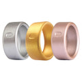 Metallic Silicone Smart Ring Cover 6-Pack – Fits Oura Ring Gen 4/3, Samsung Galaxy Ring, RingConn | Gold, Silver, Rose Gold