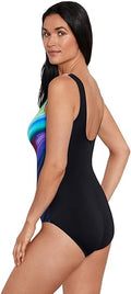 Shape Solver Sport for Swim Solutions Womens Holy Streak One-Piece Swimsuit by Vanessa Jane