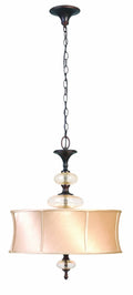 World Imports 8533-56 Chambord Collection 3-Light Iron Pendant, Weathered Copper by Vanessa Jane