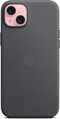 FineWoven Case with MagSafe for iPhone 15 Plus 6.7" Black by Merch Section