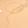 Y-shaped Chain for Women Pearl Star Long Chain Y2k Jewelry Irregular Gold Jewelr