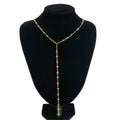 Y-shaped Chain for Women Pearl Star Long Chain Y2k Jewelry Irregular Gold Jewelr