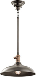 Kichler 42580OZ 1-Light Semi Flush Pendant by Vanessa Jane