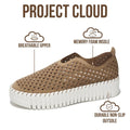 Project Cloud Loafers Lightweight Slip-On Non Slip Sneakers Beige Size 5.5 by Deal US