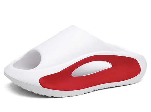 Meik Mangni Platform Slide Sandals Non-Slip Lightweight White Size 8-8.5W/7-8M by Deal US