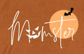 NEWKA Halloween Momster TShirt Women Funny Spider Bat Letter Print Brown Size XL by Deal US