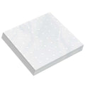 Nitelemn Transparent Cellophane Wrap 9x9in 200 Sheets White Polka Dot by Deal US