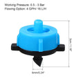 Nyassa 50Pcs Drip Irrigation Emitters 4/7 Inch 4 GPH Pressure Compensated by Deal US